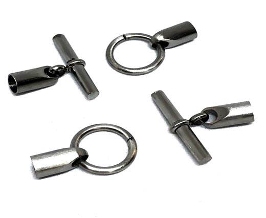 Stainless Steel Magnetic Clasp,Matt Steel,MGST-274 5mm