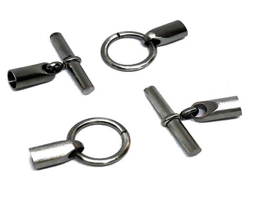 Stainless Steel Magnetic Clasp,Matt Steel,MGST-274 6mm