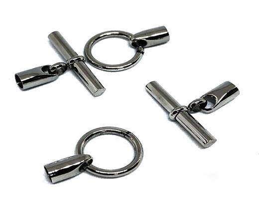 Stainless Steel Magnetic Clasp,Steel,MGST-274 6mm