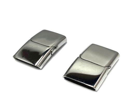 Stainless Steel Magnetic Clasp,Steel,MGST-32-16*5mm