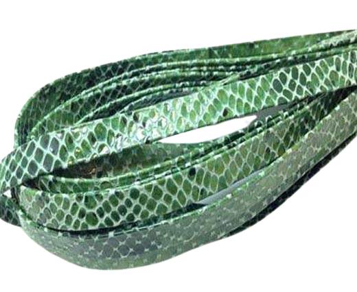 Nappa Leather Flat- Python  Green-10mm