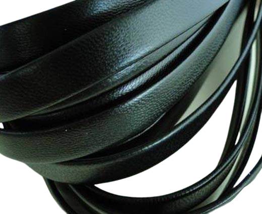 Nappa Leather Flat-Black-10mm