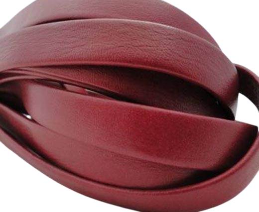 Nappa Leather Flat-Bordeaux-10mm