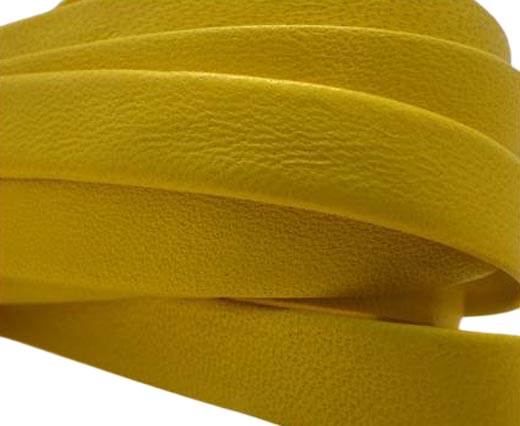 Nappa Leather Flat-Bright Yellow-10mm