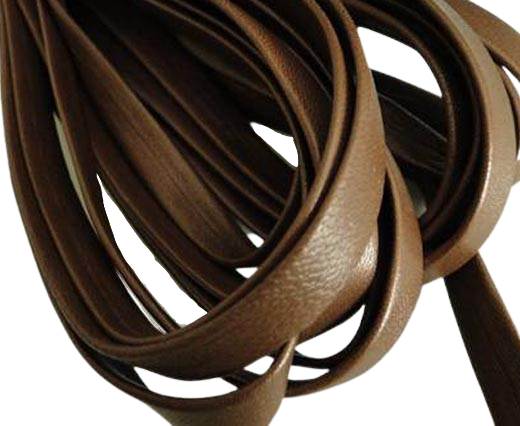 Nappa Leather Flat-Metallic Brown-10mm
