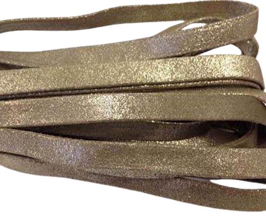 Nappa Leather Flat -10mm-Multidot Gold