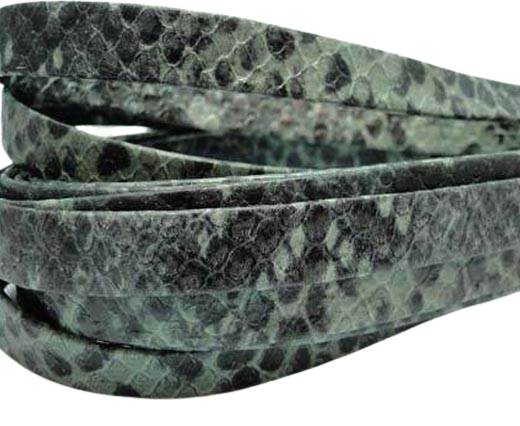 Nappa Leather Flat -10mm-Python Green