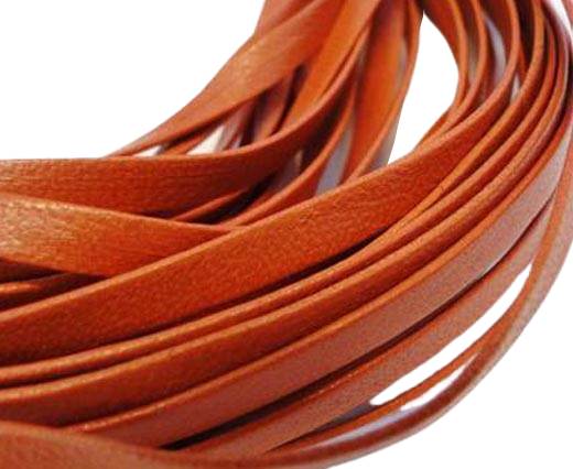 Nappa Leather Flat -Orange-5mm
