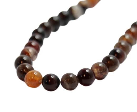 Natural Stones-8mm-Natural Lace Agate