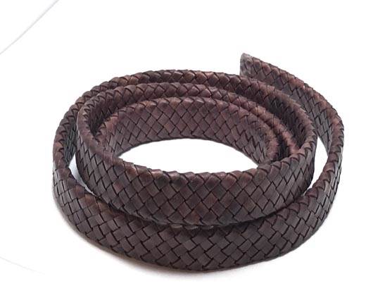 Oval Braided Leather Cord-19*5mm- se_pb_121