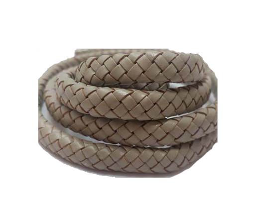 Oval Regaliz braided cords - SE Light Grey
