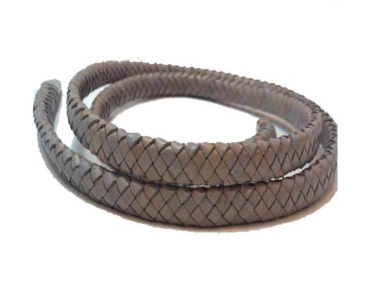 Oval Regaliz braided cords - SE.PB.Light Grey