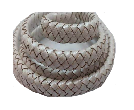 Oval Regaliz braided cords - SE M.White