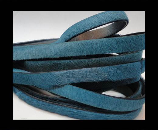 Pony Hair Leather- 10mm-Acquamarine