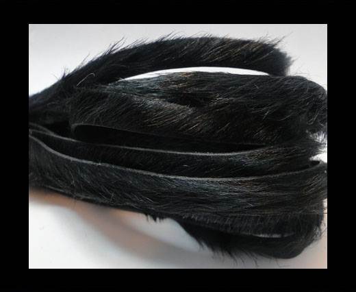 Pony Hair Leather- 10mm-Black