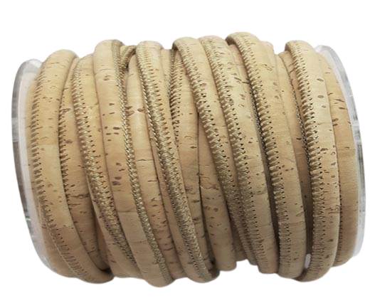 Real Cork Round - 4mm - Natural