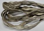 Real Nappa Leather -BEIGE PEARL- Wave Style - 20mm