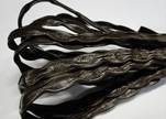 Real Nappa Leather -BROWN PEARL- Wave Style - 20mm