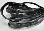 Real Nappa Leather -GREY- Wave Style - 20mm
