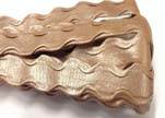 Real Nappa Leather - Wave Style - 20mm-Rose Gold