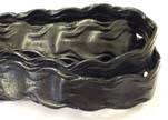 Real Nappa Leather - Wave Style - 20mm-Black