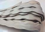 Real Nappa Leather -12mm-Wave Style-ivory