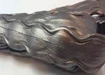 Real Nappa Leather - Wave Style - 20mm-bronze