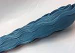 Real Nappa Leather - Wave Style - 20mm-light blue
