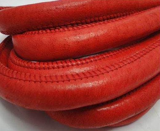 Real Nappa Leather Cords-Red-12mm