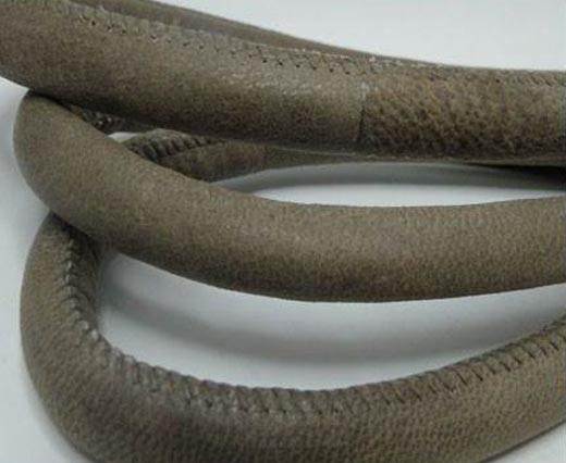 Real Nappa Leather Cords-Taupe-12mm