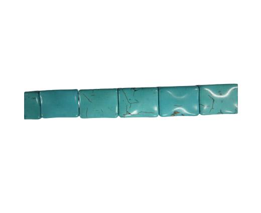 Rectangular Cubical  Turquoise