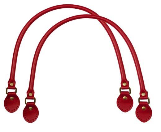 Leather-Bag Handle-Style1- Red