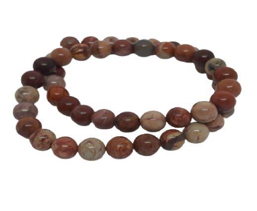 Red Porcelain Jasper (8mm)