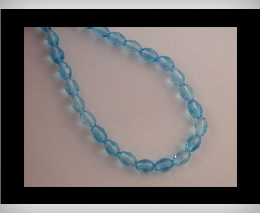 Rice Glass Beads -4mm*6mm-Turqoiuse