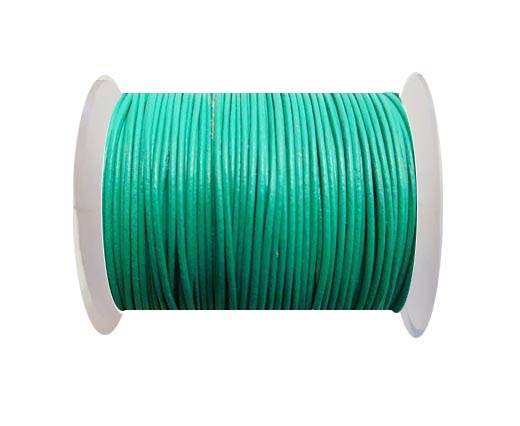 Round Leather Cord -1mm- GREEN