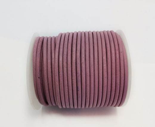 Round Leather Cord SE/R/Rose-3mm