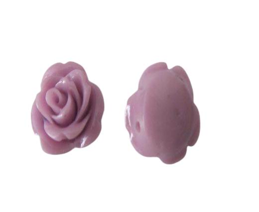 Rose Flower-10mm-light purple
