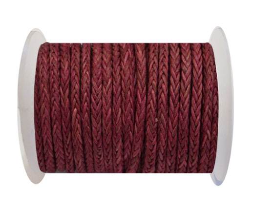 Round Braided Bolo Cords - 4mm - Vintage Pink