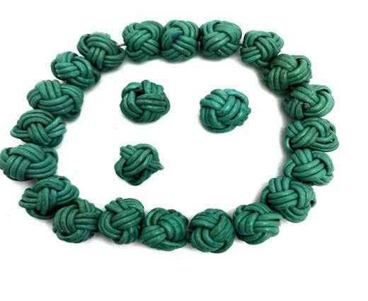 Leather Beads -8mm-Mint 