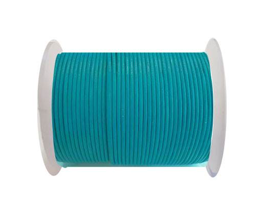 Round Leather Cord 4mm- SE R 23 Sea Blue