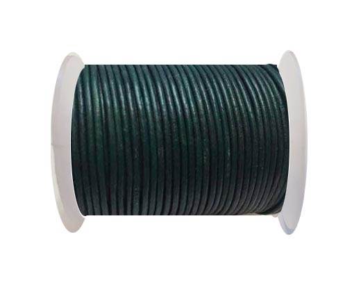 Round Leather Cord SE/R/Blue Green - 1,5mm