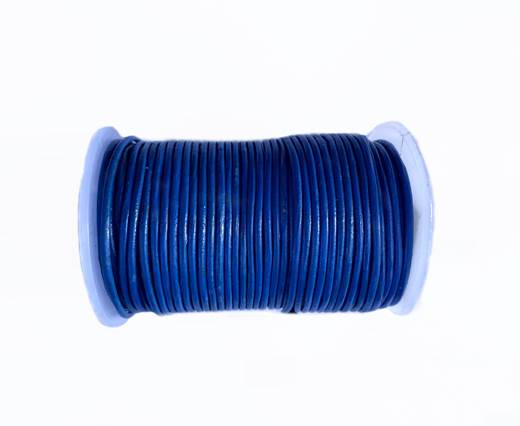 Round Leather Cord -1mm- BLUE
