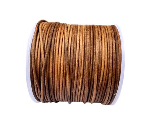 Round Leather Cord -1mm- SE Vintage Taupe