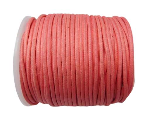 Round Wax Cotton Cords - 2mm - Pink