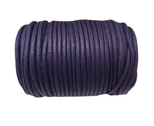 Round Wax Cotton Cords - 3mm  - Lavender1