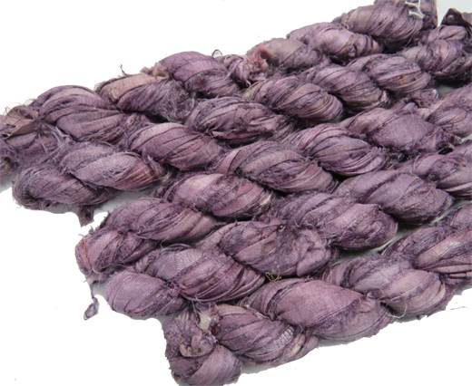 SARI SILK color number 18 purple