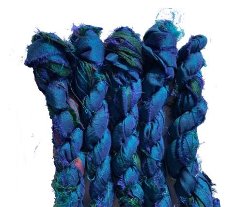 SARI SILK color number 22 night blue