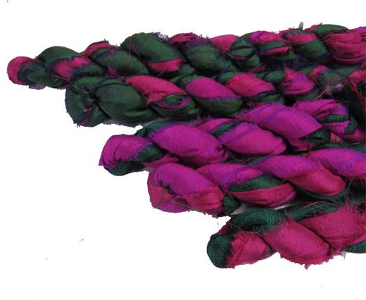 SARI SILK color number 38 purple_green