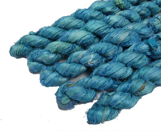 SARI SILK color number 3 cerulean 