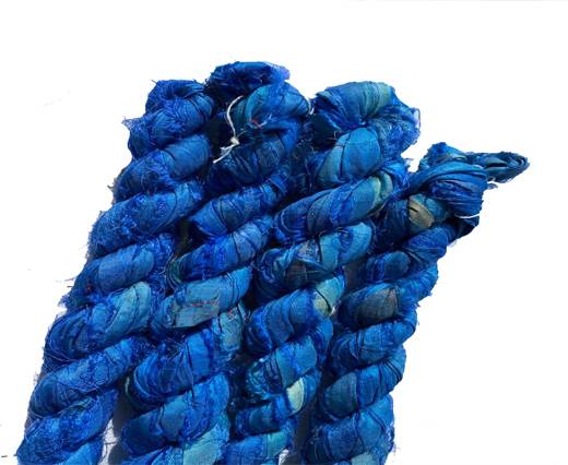 SARI SILK color number 4 azure 